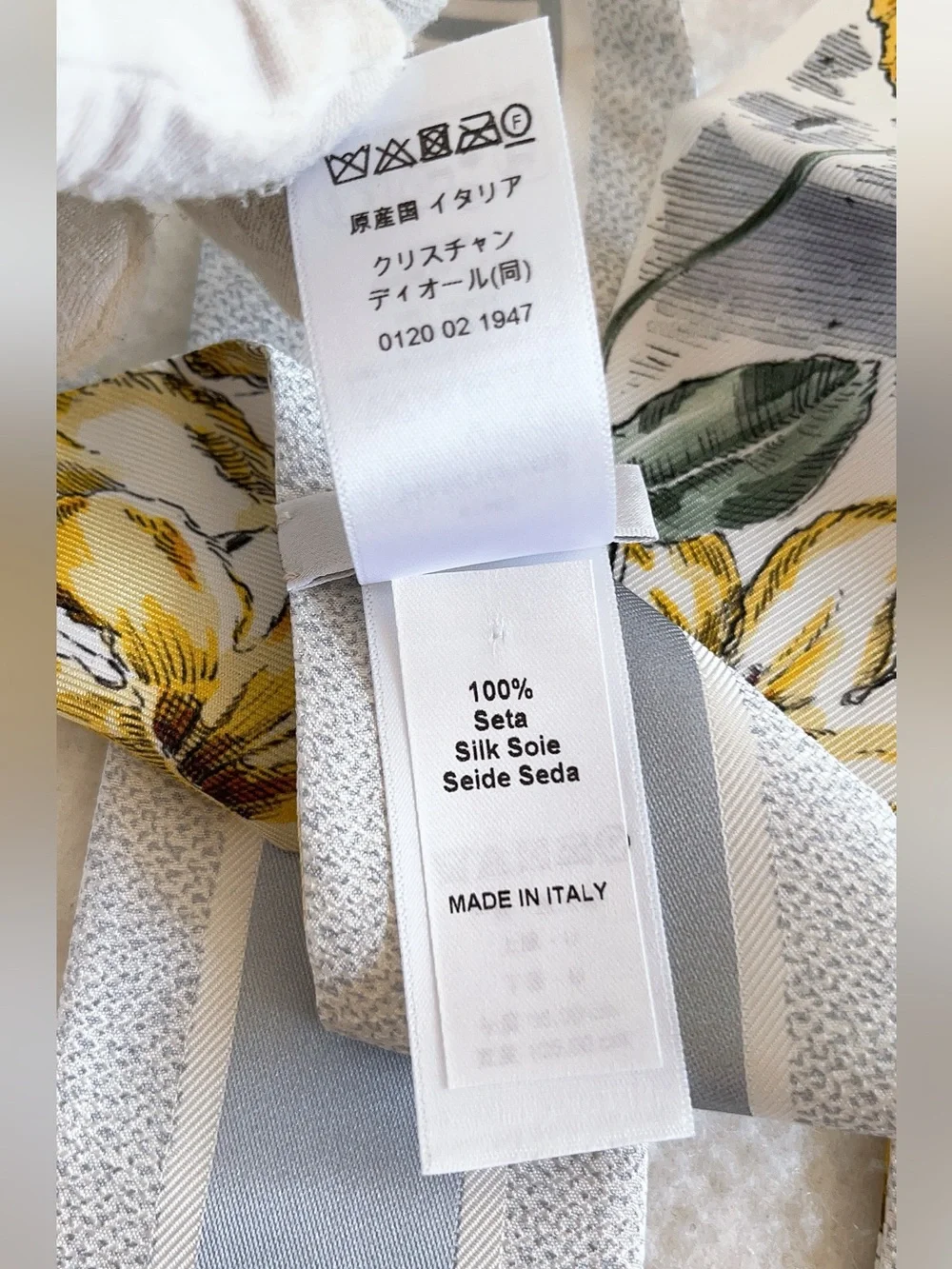 Dior Jardin D’hiver Mitzah Silk Scarf